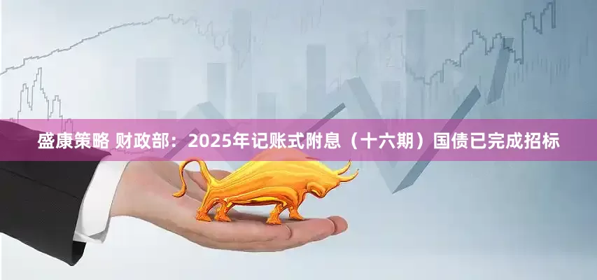 盛康策略 财政部：2025年记账式附息（十六期）国债已完成招标